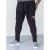 D555 Matt Fashion Sweatpants Black - Collegehousut ja collegeshortsit - Miesten Isot collegehousut ja collegeshortsit