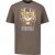 JP1880 T-Shirt Skull Print Guns N Roses Khaki - T-paidat - Isot T-paidat 2XL – 14XL
