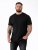 D555 Smartly Pyöreäaukkoinen T-paita Musta 5 kpl - T-paidat - Isot T-paidat 2XL – 14XL