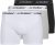 Jack & Jones Soho Solid Trunks 3-pack White/Grey/Black - Alusvaatteet & uimavaatteet - Miesten Isot alusvaatteet 