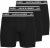 Jack & Jones Solid Boxer 3-Pack Black - Bokserit - Miesten Bokserit Isot Koot