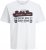 Jack & Jones Logo 2COL T-Shirt White - T-paidat - Isot T-paidat 2XL – 14XL