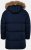 JP1880 Quilted Parka Lightweight and Warm with Faux Fur Hood Navy - Takit - Miesten Takit, isot koot – 2XL – 12XL