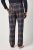 JP1880 Pyjama Trousers Flannel Check Brown - Alusvaatteet & uimavaatteet - Miesten Isot alusvaatteet 