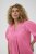 Kaffe Curve Karlia 3/4 Sleeve Blouse Pink - Puserot & tunikat - 