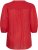 Kaffe Curve Karlia 3/4 Sleeve Blouse Red - Puserot - 