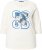 Ulla Popken Photo Graphic 3/4 Sleeve Tee Pearl White - Painetut T-paidat naisille - 