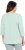 Ulla Popken Metallic Lettering 3/4 Sleeve Tee Mint Green - Painetut T-paidat naisille - 
