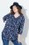 Ulla Popken Asymmetric Cowboy Boot Print Tee Dark Blue - Painetut T-paidat naisille - Printti-t-paidat naisille