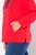 Ulla Popken TRUE Lettering Hoodie Neon Red - Naisten hupparit ja collegepaidat isot koot - Mukavat collegepaidat, huput ja neuleet