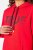 Ulla Popken TRUE Lettering Hoodie Neon Red - Naisten hupparit ja collegepaidat isot koot - Mukavat collegepaidat, huput ja neuleet