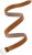 Ulla Popken Suede Thin Belt Brown - Naisten vyöt isot koot - 