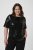 Kaffe Curve Mirana Sequin Blouse Black - Puserot - 