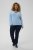Kaffe Curve Jilanda V-Neck Pullover Blue - Naisten neuleet isot koot - 
