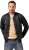 JP1880 College Jacket Scuba Fabric with Zipper Black - Takit - Miesten Takit, isot koot – 2XL – 12XL