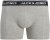 Jack & Jones Hector Solid Trunks 5-Pack Grey - Bokserit - Miesten Bokserit Isot Koot