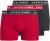 Jack & Jones Hector Solid Trunks 3-Pack Navy/Red/Grey - Bokserit - Miesten Bokserit Isot Koot
