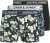 Jack & Jones Acray Flower Boxers 3-Pack Black/Navy - Alusvaatteet & uimavaatteet - Miesten Isot alusvaatteet 