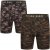 Kam Jeans 813 Camo Print Boxers Charcoal Khaki - Bokserit - Miesten Bokserit Isot Koot