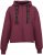 Nora Mikken GERTRUD Cropped Hoodie Burgundy - Hupparit ja collegepaidat - 