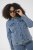 Kaffe Curve Vilana Denim Jacket Washed Blue - Farkkutakit - 