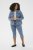 Kaffe Curve Vilana Denim Jacket Washed Blue - Farkkutakit - 