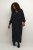 Kaffe Curve Miriam Ami Mekko Musta - Naisten mekot isot koot - 