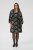 Kaffe Curve Kimmie Dress Black Chalk Embroidery - Midimekot - 