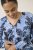Kaffe Curve Aliana Dress Blue Flower Animal - Midimekot - 