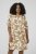 Kaffe Curve Marla Dress Oak Chalk Leaf - Midimekot - 