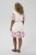 Kaffe Curve Rosa Mini Dress White Rose Border Flower - Minimekot - 