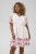 Kaffe Curve Rosa Mini Dress White Rose Border Flower - Minimekot - 