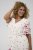 Kaffe Curve Rosa Mini Dress White Rose Border Flower - Minimekot - 
