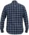 D555 Luton Checked Flanell Shirt Navy - Kauluspaidat - Miesten isot kauluspaidat 2XL – 8XL