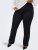 Only Carmakoma Pever Flared Pants Black - Housut - 