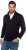 JP1880 Cardigan Knitted with Zipper Navy - Hupparit ja collegepaidat - Miesten hupparit ja collegepaidat isot koot