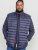 D555 WICKHAM 1 Puffer Gilet with Burgundy Lining Navy - Liivit - Ulkoliivit isoissa kooissa