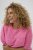 Kaffe Curve Minia Pullover Pink Power Melange - Neulepaidat - 