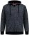 Duke Fareham Bonded Sherpa Lining Knitted Hoodie Grey - Hupparit ja collegepaidat - Miesten hupparit ja collegepaidat isot koot
