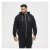 North Latitude Cardigan Hoodie Black - Hupparit ja collegepaidat - Miesten hupparit ja collegepaidat isot koot