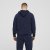 North Latitude Denim Hooded Full-Zip Sweatshirt Navy TALL - TALL collegepaidat - 