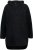 Ulla Popken Teddy Fleece Hooded Zip Neck Sweatshirt Black - Naisten hupparit ja collegepaidat isot koot - 