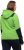 Ulla Popken Contrast Inserts Sweater Knit Hoodie Light Green - Naisten hupparit ja collegepaidat isot koot - 