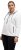 Ulla Popken Teddy Fleece Partial Zip Hoodie Snow White - Naisten hupparit ja collegepaidat isot koot - 