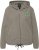 Ulla Popken Drawstring Hem Zip-Up Hoodie Grey - Naisten hupparit ja collegepaidat isot koot - 