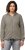 Ulla Popken Drawstring Hem Zip-Up Hoodie Grey - Naisten hupparit ja collegepaidat isot koot - 