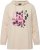 Ulla Popken REBEL LOVE Long Sleeve Graphic Hoodie Vanilla - Naisten hupparit ja collegepaidat isot koot - 