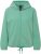 Ulla Popken Drawstring Hem Two-Tone Knit Hoodie Emerald Green - Hupparit ja collegepaidat - 