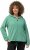 Ulla Popken Drawstring Hem Two-Tone Knit Hoodie Emerald Green - Hupparit ja collegepaidat - 