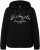 Ulla Popken City Name Graphic Hoodie Black - Naisten hupparit ja collegepaidat isot koot - 
